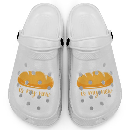 Bakery Baker Humor Food Lover Garlic Bread Clogs