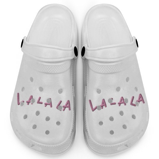 LA LA LA embroidered Clogs
