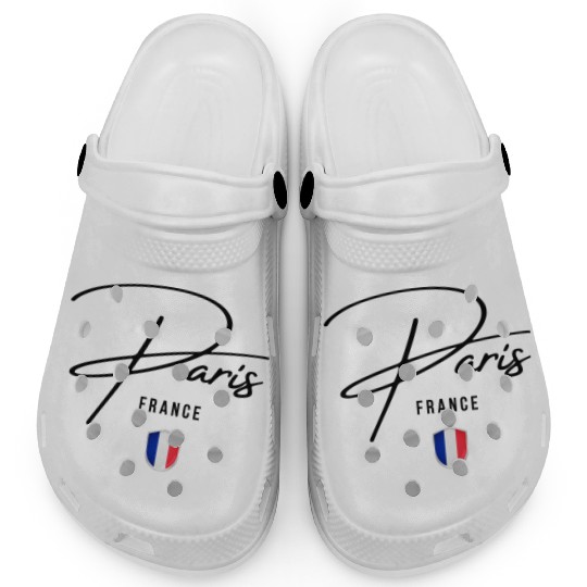 I love Paris, Paris France Clogs