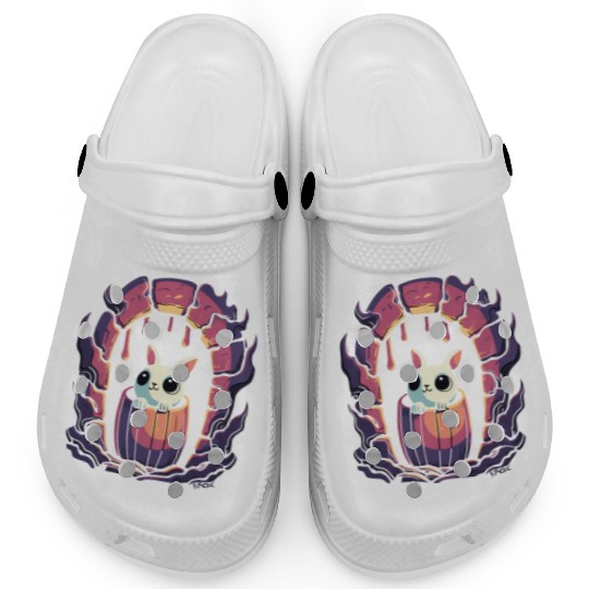 Cute Dungeon Bunny in a Barrel Clogs