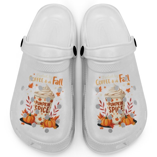 Fueled by Coffee & Fall Vibes Clogs