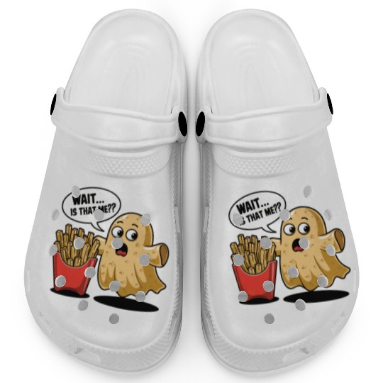 Potato Ghost Afterlife Fries Surprise Clogs