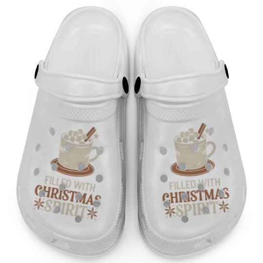 Filled With Christmas Spirit Mug and Marshmallows Clogs