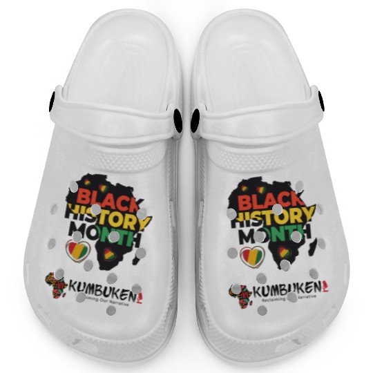 KUMBUKENI BLACK HISTORY MERCH Clogs