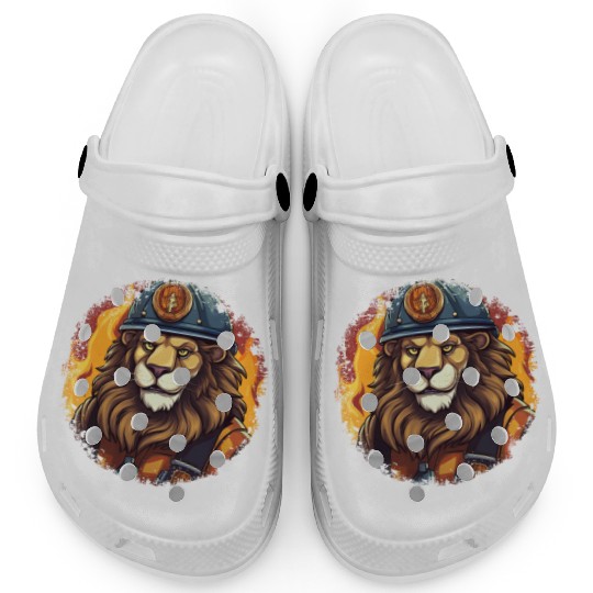 Lion Firefighter Clogs