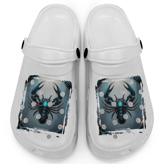 Zodiac sign Scorpio in cyberpunk era Future Clogs
