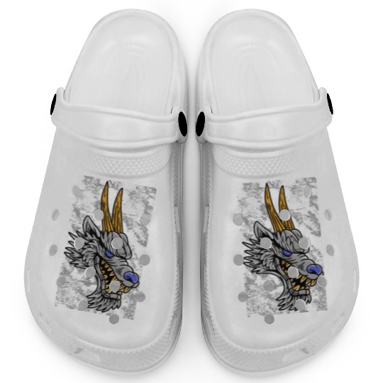 Fantasy RPG Wolf Magic Dungeon Clogs