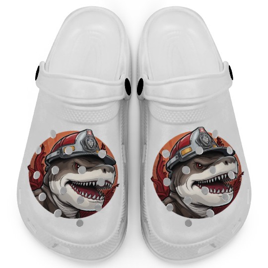Sharks Firefighter Clogs