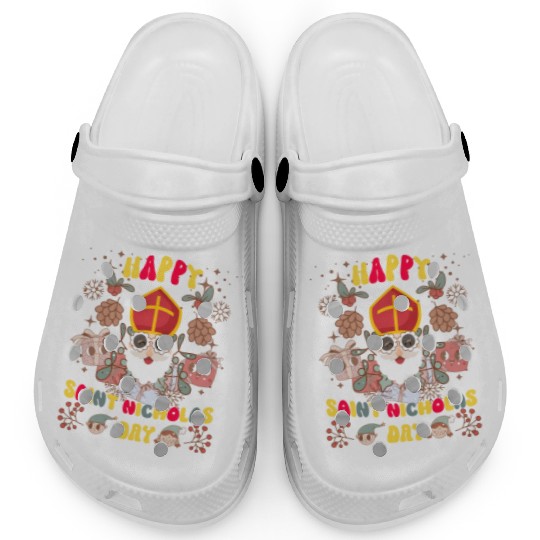 Groovy Saint Nicholas Day logo Clogs