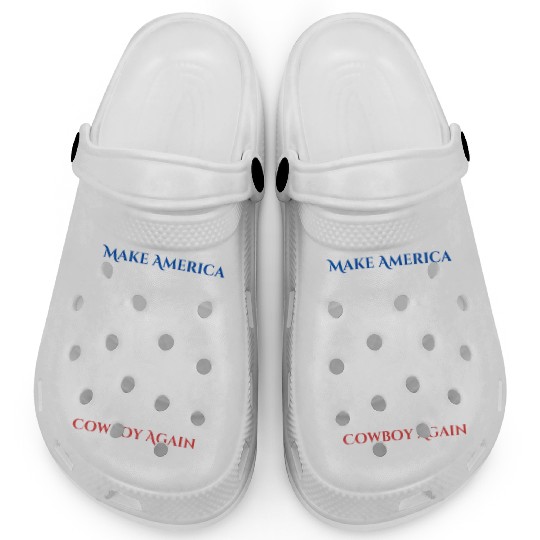 Make America Cowboy Again Clogs