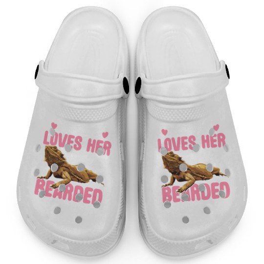This Girl Loves Her Bearded Dragon Lizard Lover Clogs