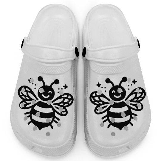 Honey bee kids style insect drawing path15 Clogs