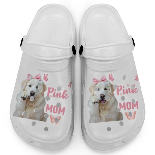 I wear Pink Great Pyrenees Clogs