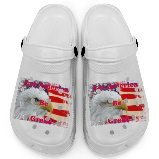 LET AMERICA BE GREAT Clogs