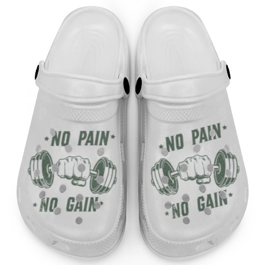 No Pain, No Gain Clogs