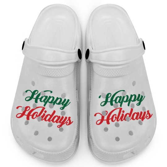 Happy Holidays Clogs