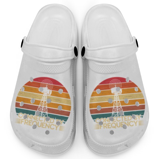 Amateur Radio Operator Ham Radio Connected by Clogs