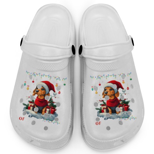 Dachshund Christmas Tree Lights Decorations Dog Clogs