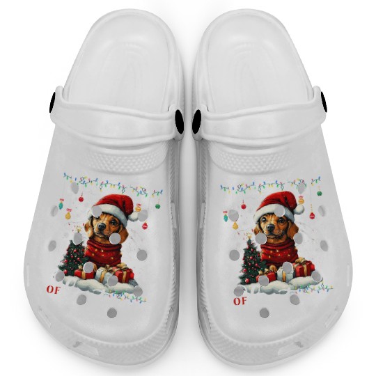 Dachshund Christmas Tree Lights Decorations Dog Clogs