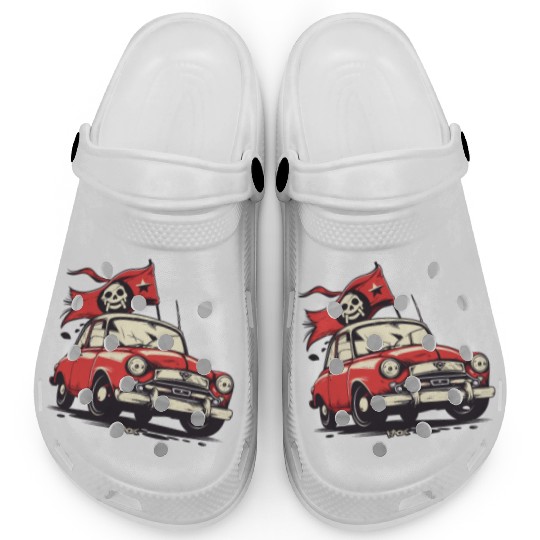 Communist Soviet Pirate Retro Car Clogs