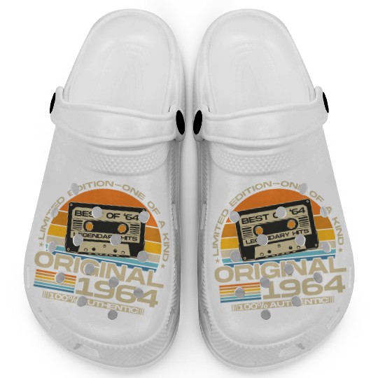 Vintage 1964 Retro 60th Birthday Gift Clogs