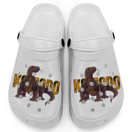 Komodo Dragon Art From Indonesia Clogs