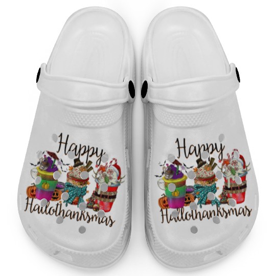 Happy Hallothanksmas Clogs