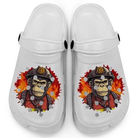 Firefighter monkeys Clogs