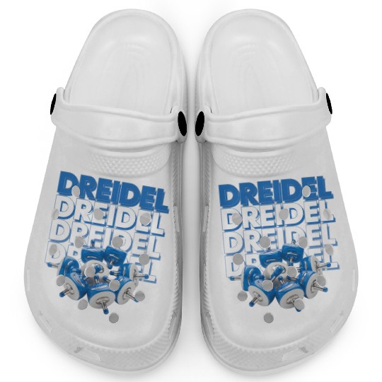 Spinning Dreidels Hanukkah Fun Clogs
