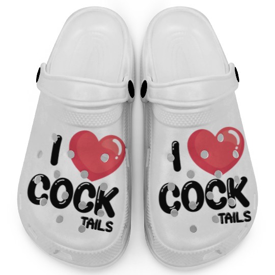 Funny I Love Cocktails 1 Clogs