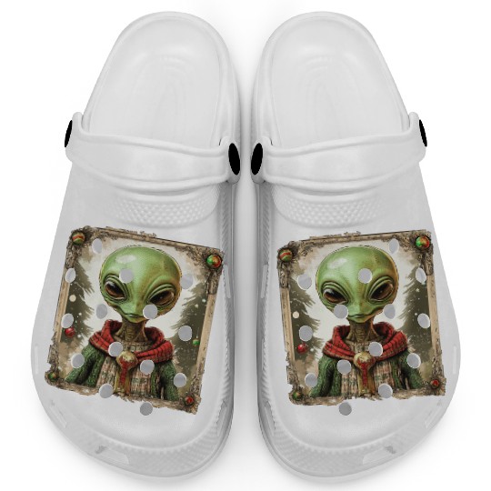 Aliens Christmas Clogs