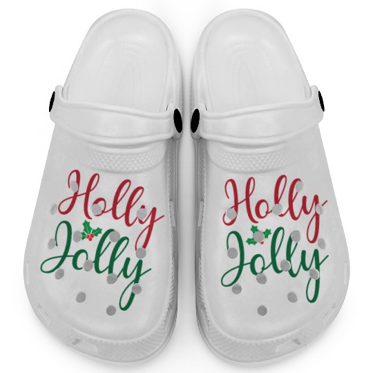 Christmas Holly Jolly Sticker Clogs