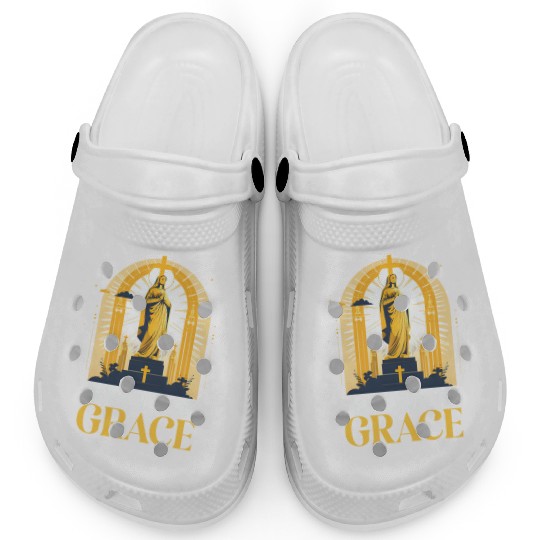 Virgin Mary Our Lady Of Grace Clogs