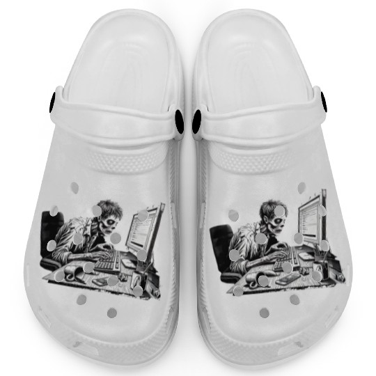 "Evolution of the Undead - Embrace the Zombie Era" Clogs