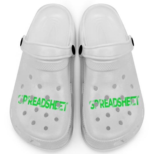 Funny Excel Spreadsheets Lover 3 Clogs