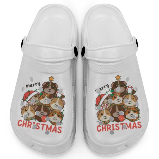 Guinea Pig Christmas Tree Merry Christmas Clogs