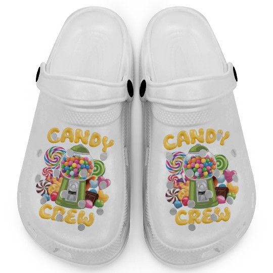Candy Security Crew Lollipop Gummy Sweet Birthday Clogs