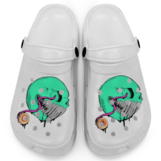 Cringe Zombie Pac Man Clogs