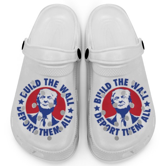 Donald Trump 2024 Deport Them All President Clogs