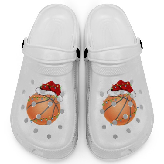 Basketball Player Ugly Christmas Clogs