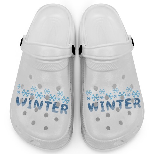 Winter snow gift Clogs