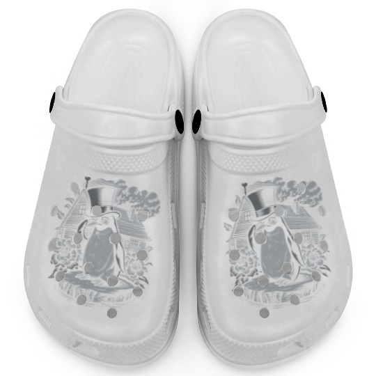 Dark Cottagecore Penguin in Top Hat by House Clogs