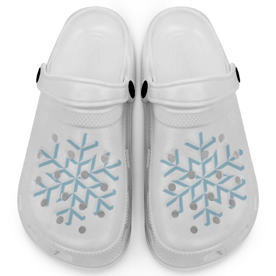 Snowflake 3D (Snow / Snowing / Winter Magic) Clogs