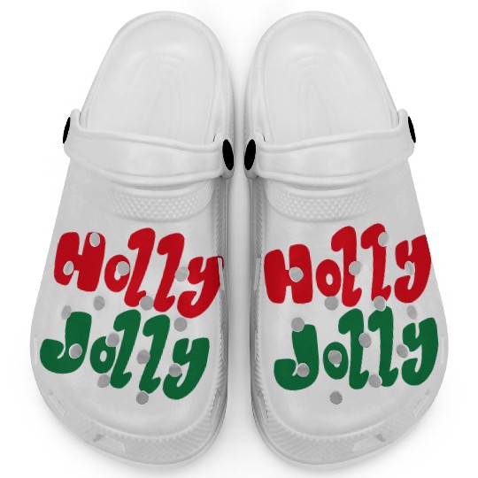 holly jolly Christmas Clogs