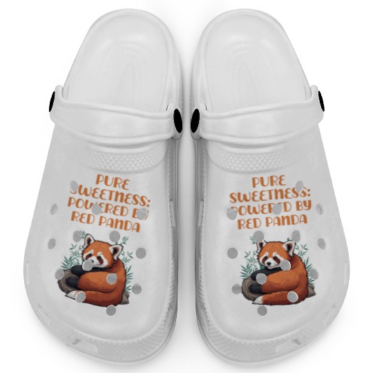 Pure Sweetness: Powered By Red Panda - Cute Animal Clogs