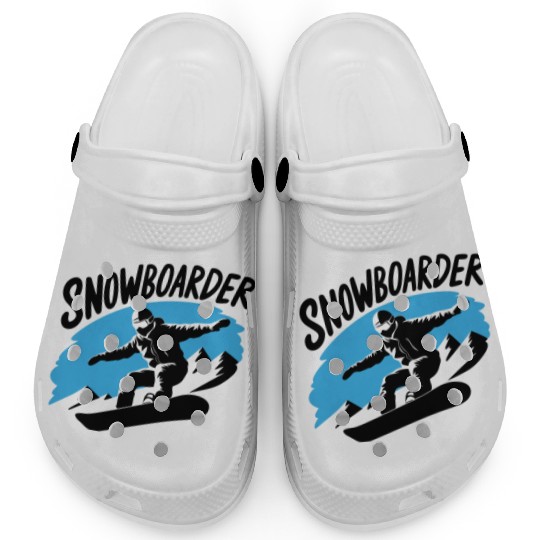 Snowboard Snowboarder Snowboarding Winter Sports Clogs