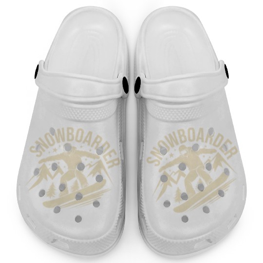 Snowboard Snowboarder Snowboarding Winter Sports Clogs