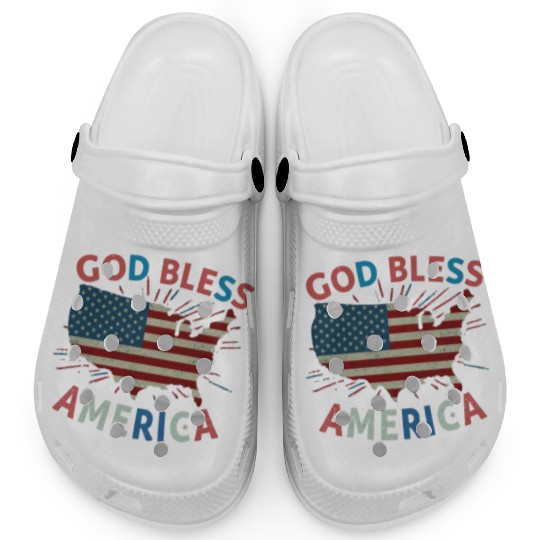 God Bless America Clogs Design
