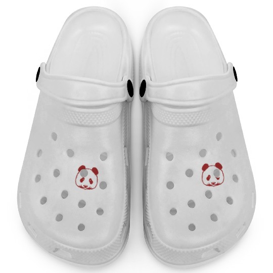 Panda Heartbeat Panda Bear Friend Giant Panda Clogs