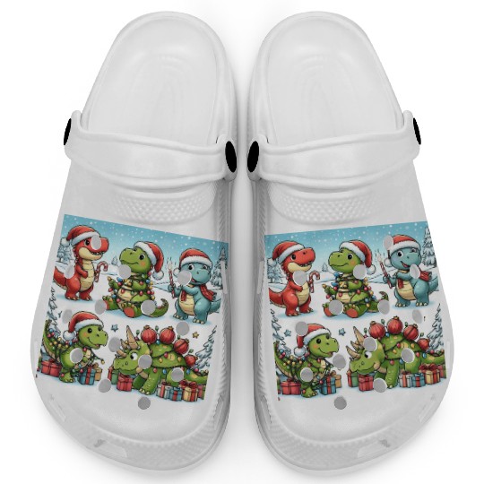 Dinosaurus Christmas , gifts Clogs